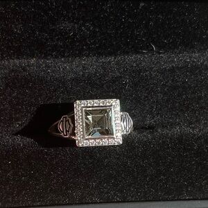 Harley-Davidson Black Ice Crystal Outline Bling Ring size 6